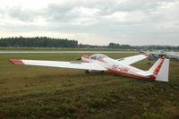 SE-UAV @ ESKD - Falke motorglider at Dala-Järna airfield, Sweden - by Henk van Capelle