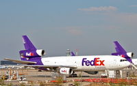 N571FE @ KORD - FED-EX Mcdonnell Douglas DC-10-10F on the cargo ramp KORD - by Mark Kalfas