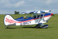 G-BKCV @ EGBK - Visitor to the 2009 Sywell Revival Rally - by Terry Fletcher