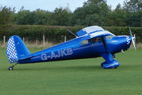 G-AJKB @ EGBK - Visitor to the 2009 Sywell Revival Rally - by Terry Fletcher