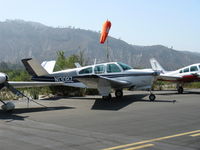 N1308Z @ SZP - 1961 Beech N35 BONANZA, Continental IO-470-N 260 Hp - by Doug Robertson