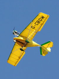 G-CBDW @ X3OT - Staffordshire Aero Club's 25th anniversary fly-in - by Chris Hall