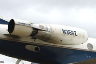 N35GZ @ EGGW - Husk kit on engine of Gulfstream G1159A at Luton - by Terry Fletcher