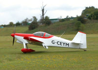 G-CEYM @ EGHP - JUST TOUCHED DOWN RWY 03 - by BIKE PILOT