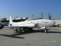 51-8824 @ LAX - T-33 in an aviation school near LAX - by John1958