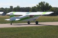 N742MG @ I74 - Departing the MERFI fly-in, Urbana, Ohio. - by Bob Simmermon