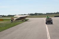 N5249Z @ I74 - Departing the MERFI fly-in, Urbana, Ohio. - by Bob Simmermon