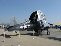 N83782 @ CMA - 1942 Chance Vought/Maloney F4U-1A CORSAIR, P&W R-2800 Double Wasp 2,450 Hp, wings folded - by Doug Robertson