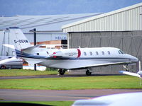 G-OSVM @ EGBJ - SVM Aviation Ltd - by Chris Hall