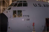 63-7770 @ POB - C-130E 63-7770 in final ISO inspection prior to Boneyard Flight - by Annonomous