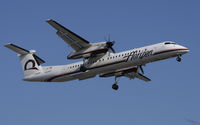 N401QX @ KLAX - Landing 24R at LAX