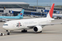 JA709J @ RJGG - Japan Airlines B777-200ER