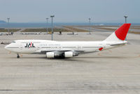 JA8088 @ RJGG - Japan Airlines B747-400
