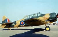 G-AZSC @ EGLK - Harvard IIB displayed at the 1976 Blackbushe Fly-In. - by Peter Nicholson