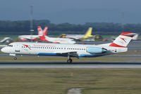 OE-LVE @ VIE - Austrian arrows Fokker F-100 - by Joker767