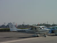 N4684L @ POC - Parked at Howard Aviation, Brackett Field - by Helicopterfriend