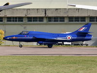 G-BXKF @ EGBP - Delta Jets Ltd, Painted in Blue Diamond colours and wearing the serial no. XL577 - by Chris Hall