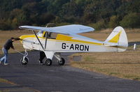 G-ARON @ EGLM - Back to the hangar - by moxy