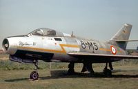 83 @ NEWARK - Ex French Air Force Mystere IV.A as displayed at the Newark Air Museum in May 1982. - by Peter Nicholson