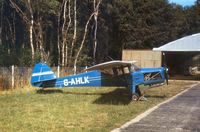 G-AHLK @ BQH - Auster 3 seen at Biggin Hill in he Summer of 1975. - by Peter Nicholson