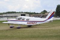 N105DY @ KOSH - Taxi to parking - by Todd Royer