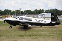 N143TM @ KOSH - Taxi to parking