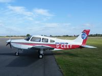 G-CEEY @ EGBT - PA-28 at Turweston
