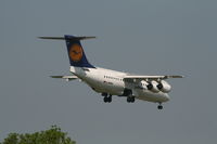 D-AVRO @ EBBR - flight LH4604 is descending to rwy 02 - by Daniel Vanderauwera