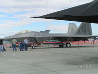 00-4014 @ KLSV - F-22 at Nellis show 2004 - by John1958