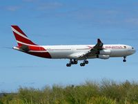 3B-NBE @ FMEE - First Air Mauritius A340 wearing new colors - by Payet Mickael