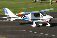G-CENE @ EGCB - Taxiing back to parking after another local flight. - by MikeP