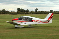 G-FCSP @ EGTH - G-FCSP departing Shuttleworth Autumn Air Display Oct. 09 - by Eric.Fishwick