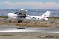 N54JA @ SQL - 1998 Cessna 172R ready for touchdown - by Steve Nation