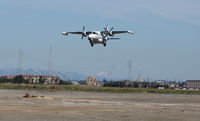 N469MA @ SQL - Mitsubishi MU-2B-60 on final approach - by Steve Nation