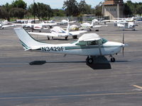 N3429F @ PAO - 1966 Cessna 182J engine check - by Steve Nation