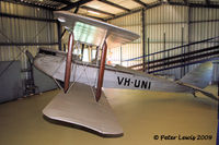 VH-UNI - Display in museum at old Katherine airfield - by Peter Lewis