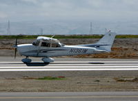 N1361M @ KSQL - Locally-based 2005 Cessna 172S taking-off - by Steve Nation