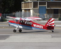 N53823 @ KSQL - 1975 Bellanca 7ECA taxiing out for short 5 minute flight to KPAO and home! - by Steve Nation