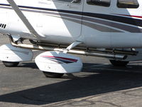 N206LB @ KPAO - Cessna 206H (close-up extended exhaust pipe) - by Steve Nation