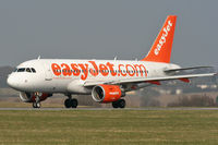 G-EZEF @ EGGW - Departing on Runway 26. - by MikeP