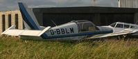 G-BBLM @ EGCF - Now propless and a little dirty - by Paul Lindley