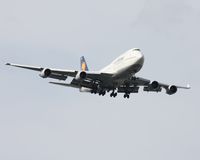 D-ABVW @ MCO - Lufthansa 747-400 - by Florida Metal