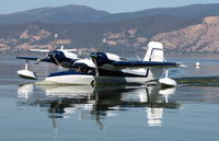 N111W - 1945 Grumman G-44A taxiing on Clear Lake, CA - by Steve Nation