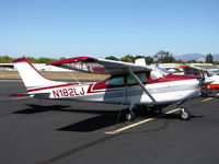 N182LJ @ 1O2 - Truckee, CA-based 1967 Cessna 182K visiting Lampson Field - by Steve Nation