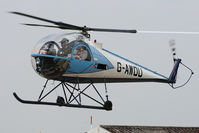G-AWDU @ EGBO - Pictured arriving at the Easter Open Day & Fly-In. - by MikeP