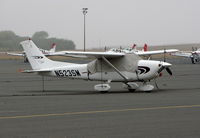 N523SM @ KAPC - 2000 Cessna 182S visiting wine country - foggy morning - by Steve Nation