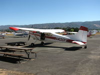 N4001Y @ KUKI - 1961 Cessna 185 crowding the picnic tables - by Steve Nation