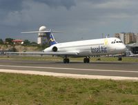 PJ-MDC @ TNCM - taking off on runway 10 - by Daniel Jef