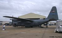 62-1844 @ NTU - Stoic looking C-130E on a darkened ramp