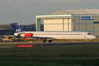 LN-RMC @ EGCC - No fuselage titles. - by MikeP